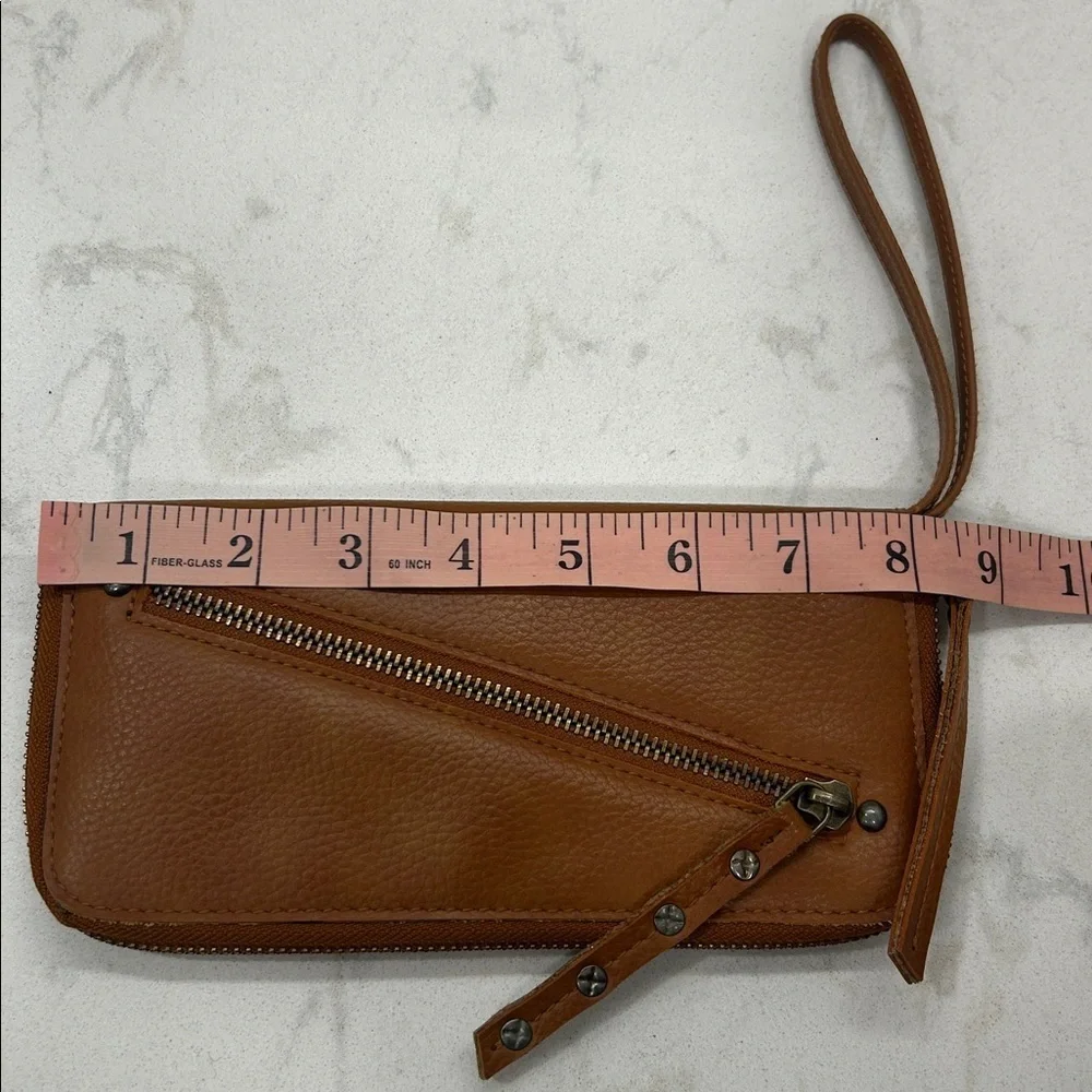 Free People Distressed Vegan Leather Wallet
